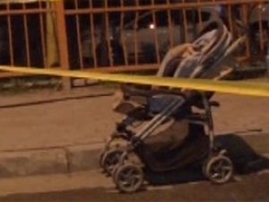 Karısının cesedini bebek arabasıyla taşıdı