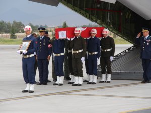 Şehidin Naaşı Konya’ya Getirildi