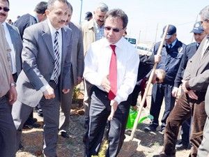 Karaman Emniyet Müdürlüğü Huzur Ormanı'na fidan dikti