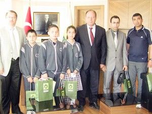 Öğrenciler, Başkan Oprukçu ile röportaj yaptı