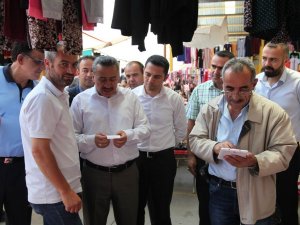 Seydişehir Belediyesi Pazarcıları El Terminali İle Takip Ediyor