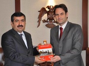 Makedonya Büyükelçisinden Vali Doğan'a ziyaret