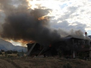 Seydişehir'de korkutan yangın