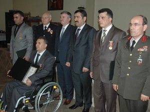 Konya'da Gazi Polislere Devlet övünç madalyası