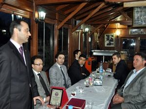 Başkan Önal'dan Başsavcı Şener'e veda yemeği
