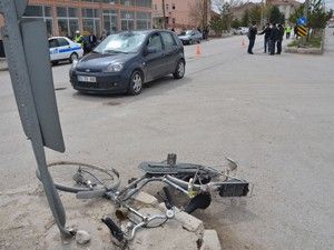 Karaman'da trafik kazası: 1 yaralı