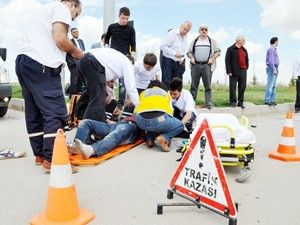 Karaman'da trafik kazası: 2 yaralı