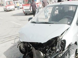 Konyasporlu Gökhan Emreciksin kaza geçirdi