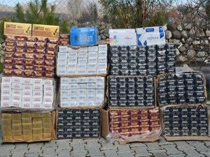 Seydişehir'de 7 bin paket kaçak sigara ele geçirildi