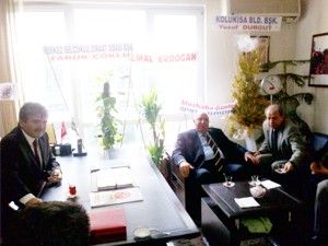 Esnaf Odalarından MHP İl Başkanı Kayaya ziyaret