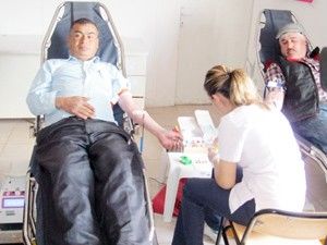 Kızören Köyünde kan bağışı kampanyası