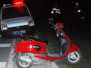 Devrilen motosikletin sürücüsü öldü