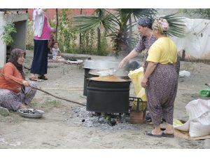 Bulgur kaynatma geleneği sürüyor