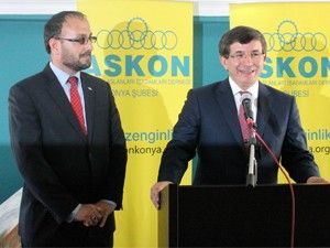 Bakan Davutoğlu, ASKON üyesi oldu