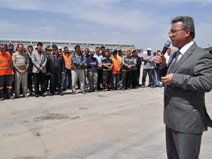 Karatay'da 2012 yılı asfalt sezonu törenle açıldı