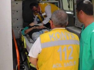 Trafik kazası güvenlik kameralarına yansıdı.