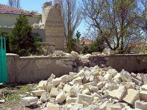 Kulu'da fırtına hasar tespiti