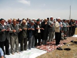 Karapınar'da yağmur duası yapıldı