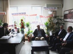 Konya ticaret Borsasından Hasan Kaya'ya ziyareti