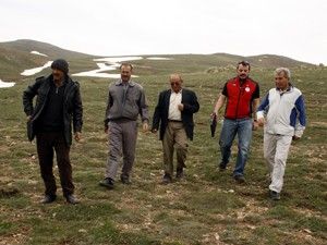 Derbent Aladağ'da kayak merkezinde inceleme