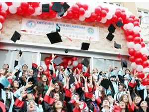 Beyşehir'de mezuniyet coşkusu