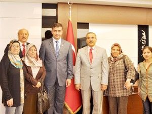 Iraklı Türkmen heyetten Kalaycı'yı ziyaret