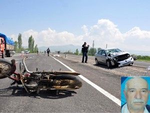 Seydişehir'de otomobil motosiklete çarptı: 1 ölü