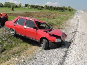 Konya'da trafik kazası: 2 yaralı