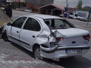 Kulu'da trafik kazası: 1 yaralı