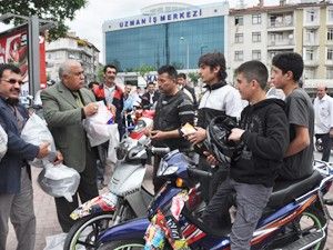 Kask hayat kurtarır