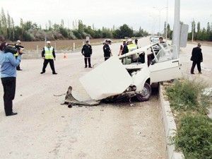 Ereğli'de trafik kazası: 1 ölü