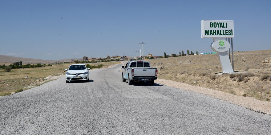 Alakova-Boyalı-Kayıhüyük arasında yol standardı yükseldi