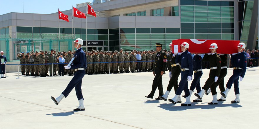 Şehit Onbaşının naaşı Konya’ya getirildi