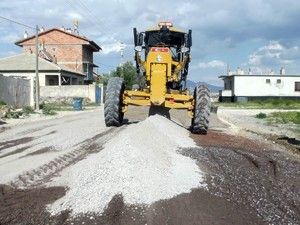 Karapınarda asfalt sezonu başladı