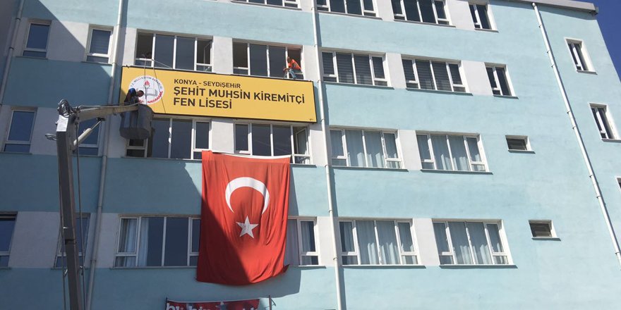 Seydişehir'de kapatılan okula şehidin adı verildi