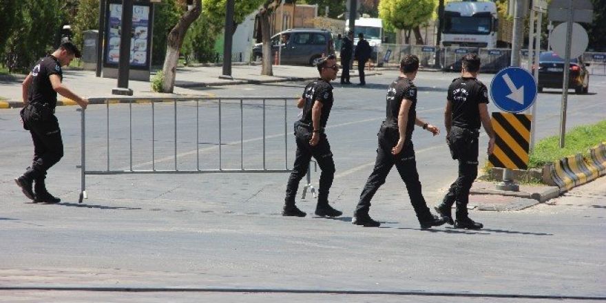 Cumhurbaşkanının gelişi öncesi Gaziantep’te yoğun güvenlik önlemi