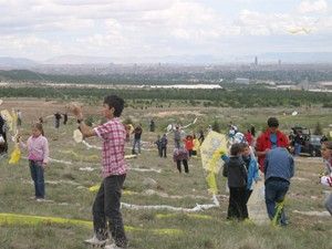 Konya'da uçurtma şenliği