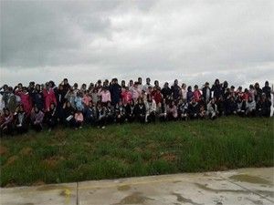 Beyşehir'de kız izci kampı sona erdi.