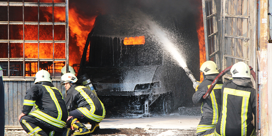 Konya’da 10 numara yangın