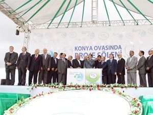 Konya'da 15 tesisin temeli atıldı