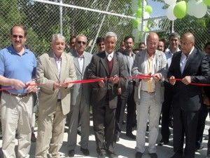 Karapınar'da tenis kortu açıldı
