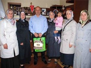 Engelli ailelerinden ziyaret