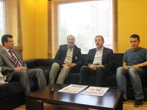 KMÜ Rektörü Sabri Gökmen'den ziyaret