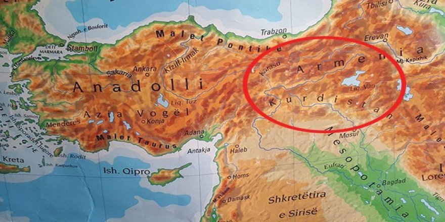 Kosova'dan skandal Türkiye haritası!