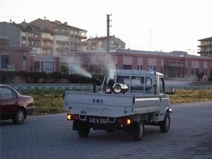 Kulu'da haşerelere karşı mücadele başladı