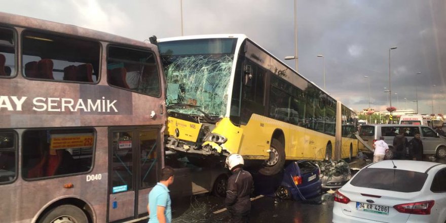 İşte metrobüs kazasına sebep olan saldırı anı