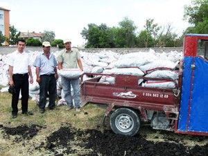 Karapınar'da kömür dağıtımı başladı