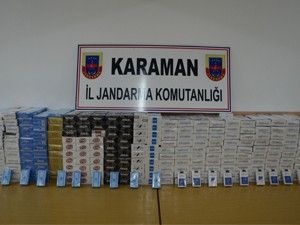 3 bin paket kaçak sigara ele geçirildi