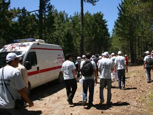Adliye personeli doğa yürüyüşünde