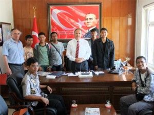 Endonezyalı öğrenciler Akşehir'de